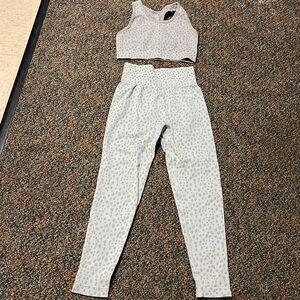 AYBL workout set (leggings and a sports bra/tank top) size small
